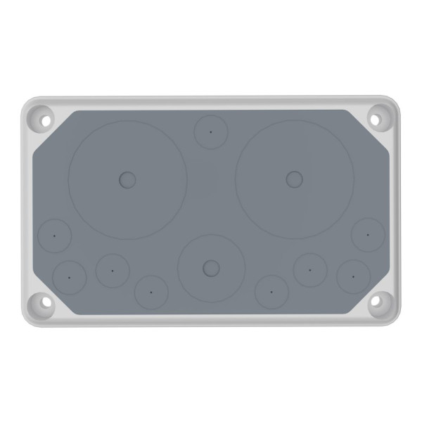 Flasque isolant, ip55, entrées de câble jusqu'à diamètre 70 mm