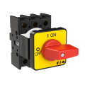 Inter d'arrêt d'urgence, 3p, 25a, manette rouge, montage encastré (P1-25/E-RT)