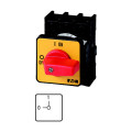 Inter d'arrêt d'urgence, 3p, 25a, manette rouge, montage encastré (P1-25/E-RT)