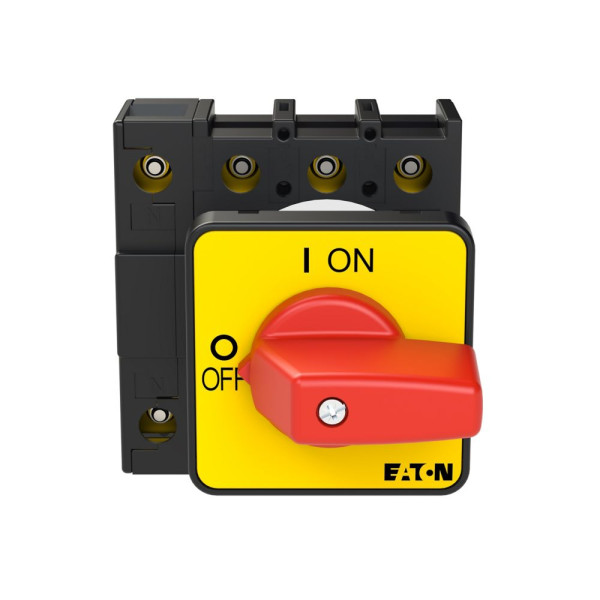 Inter marche-arrêt, 3 pôles + n, 32 a, fonctions d'arrêt d'urgence, encastré (P1-32/E-RT/N) - Eaton - 004555