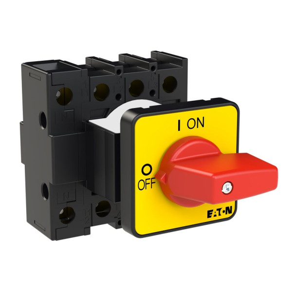 Inter marche-arrêt, 3 pôles + n, 32 a, fonctions d'arrêt d'urgence, encastré (P1-32/E-RT/N) - Eaton - 004555