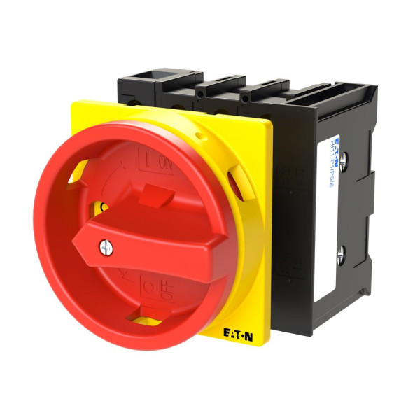 Inter. général, 3 p+n + 1f+1o, 32 a, arrêt d'urgence, verrouillable, encastré (P1-32/EA/SVB/N/HI11) - Eaton - 057859