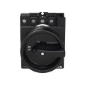 Inter. général, 3 p+n + 1f+1o, 32 a, verrouillable, encastré, fixation arrière (P1-32/V/SVB-SW/N/HI11)