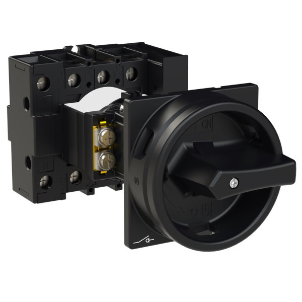 Inter. général, 3 p+n + 1f+1o, 32 a, verrouillable, encastré, fixation arrière (P1-32/V/SVB-SW/N/HI11)