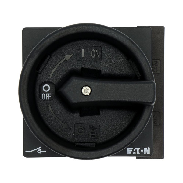 Inter général, 3p +1f+1o, 25a, poignée noire, verrouillable, encastré (P1-25/EA/SVB-SW/HI11)