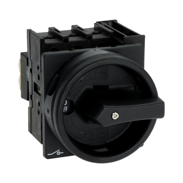 Inter général, 3p +1f+1o, 25a, poignée noire, verrouillable, encastré (P1-25/EA/SVB-SW/HI11)