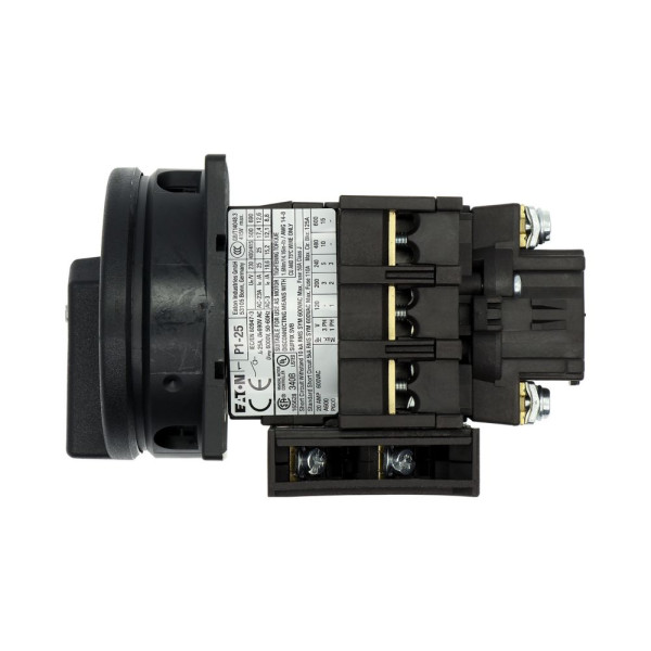Inter général, 3p +1f+1o, 25a, poignée noire, verrouillable, encastré (P1-25/EA/SVB-SW/HI11)