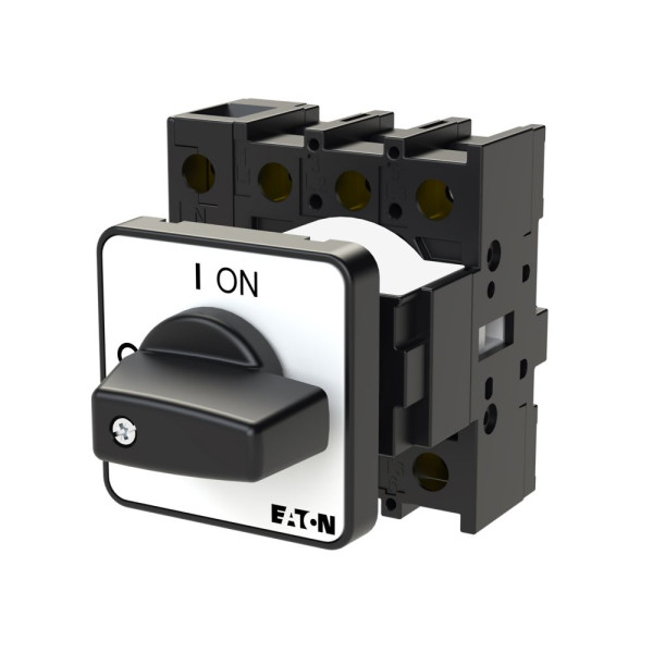 Inter. Marche-arrêt, 3 pôles + n, 32 a,encastré, fixation centrale (P1-32/EZ/N) - Eaton - 095829