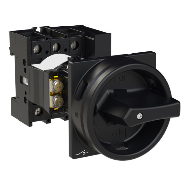 Inter général, 3p +1f+1o, 25a, poignée noire, verrouillable, mpar l'arr. (P1-25/V/SVB-SW/HI11) - Eaton - 098199