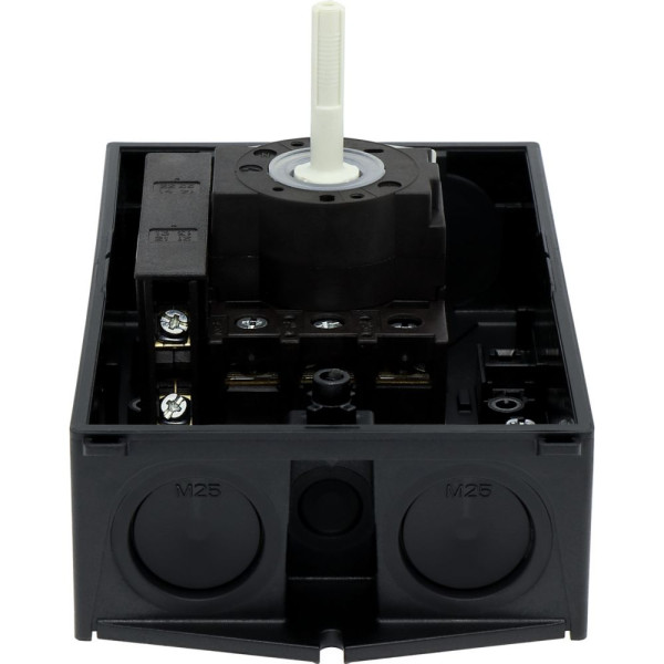 Inter général, +coffret, 3p +1f+1o, 25a, poignée noire, verrouillable (P1-25/I2/SVB-SW/HI11)