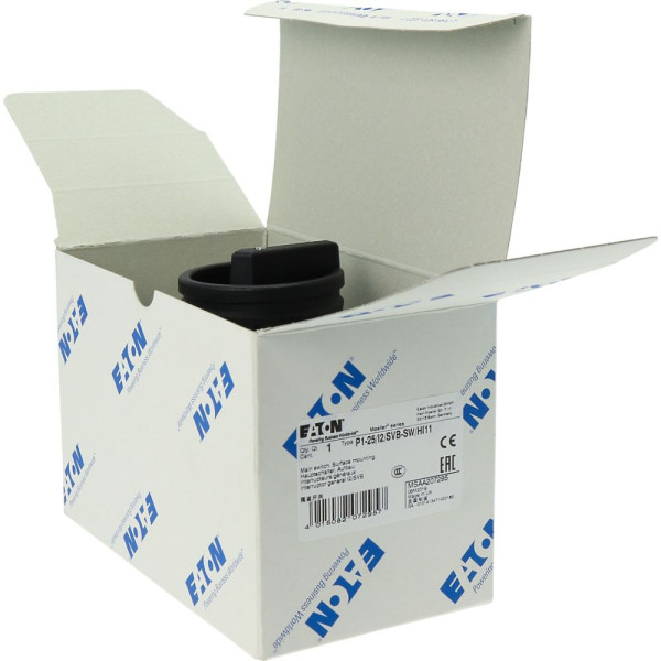 Inter général, +coffret, 3p +1f+1o, 25a, poignée noire, verrouillable (P1-25/I2/SVB-SW/HI11)
