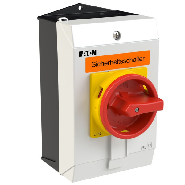 Inter de sécurité, +coffret, 3p, 32a (P1-32/I2-SI) - Eaton - 207329
