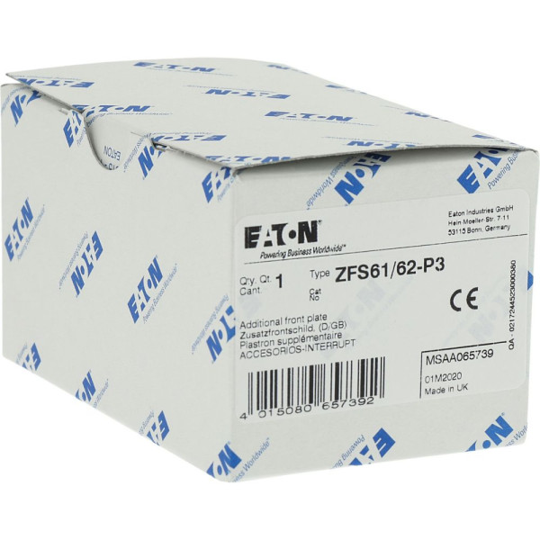 Support, +étiquette, inter général, en de/en, pour t5b, p3 (ZFS61/62-P3) - Eaton - 065739