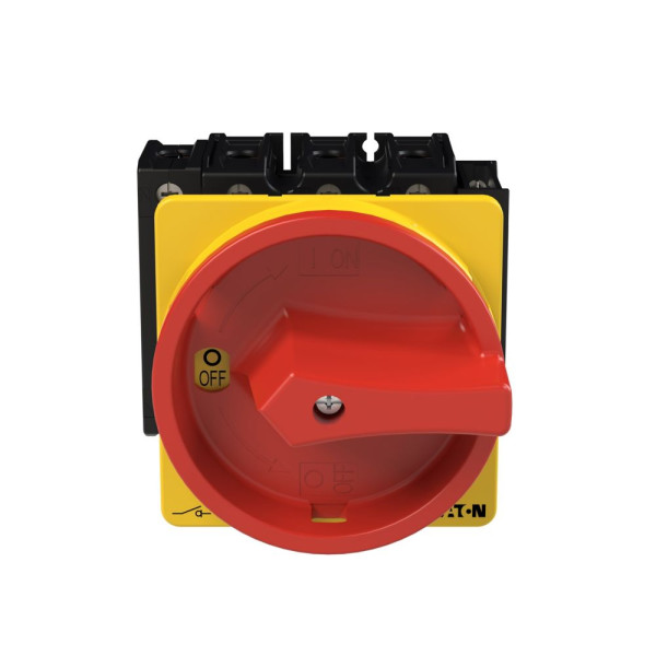 Inter. général, 3 p+n + 1f+1o, 63 a, verrouillable, encastré, fixation arrière (P3-63/V/SVB/N/HI11) - Eaton - 072097