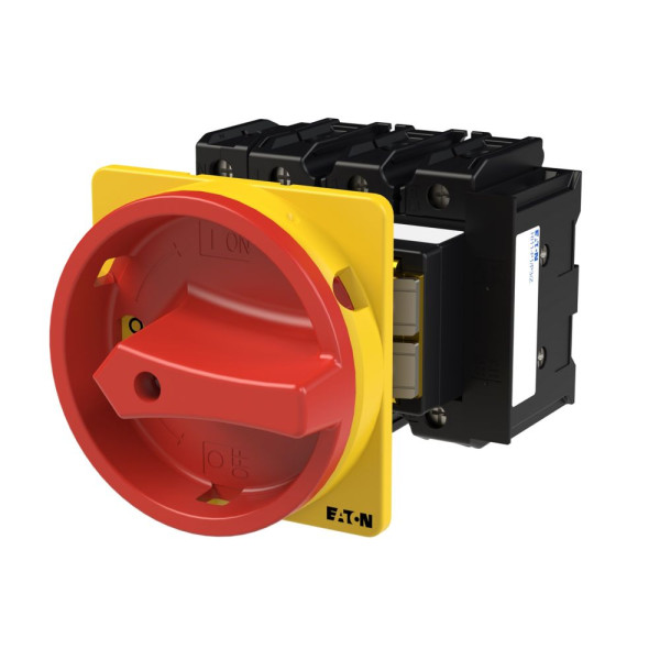 Inter. général, 3 p+n + 1f+1o, 63 a, verrouillable, encastré, fixation arrière (P3-63/V/SVB/N/HI11) - Eaton - 072097