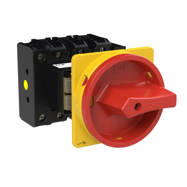 Inter. général, 3 p+n + 1f+1o, 63 a, verrouillable, encastré, fixation arrière (P3-63/V/SVB/N/HI11) - Eaton - 072097