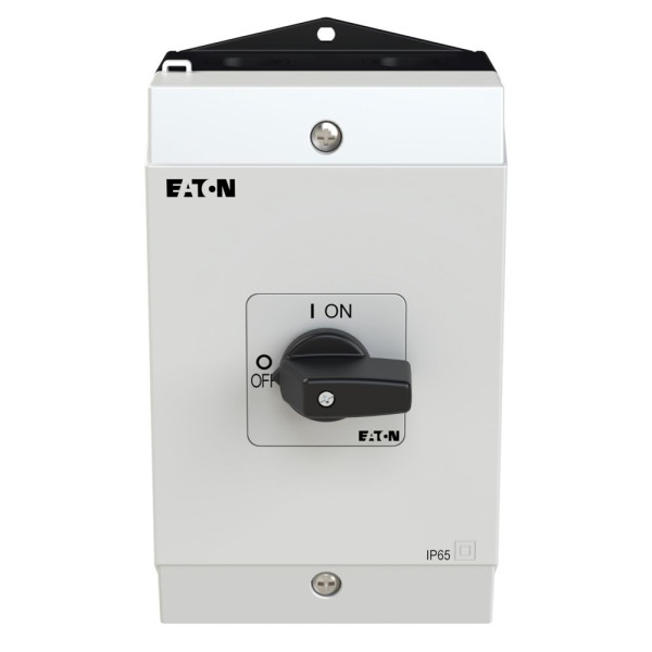 Inter marche-arrêt, +coffret, 3p, 25a, poignée noire (P1-25/I2H) - Eaton - 226898