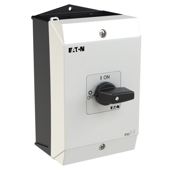 Inter marche-arrêt, +coffret, 3p, 25a, poignée noire (P1-25/I2H) - Eaton - 226898