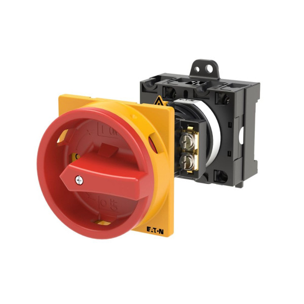 Inter. général, 2 p, 32a, 90°, verrouillable, encastréavec fixationarrière (T3-1-102/V/SVB) - Eaton - 019120