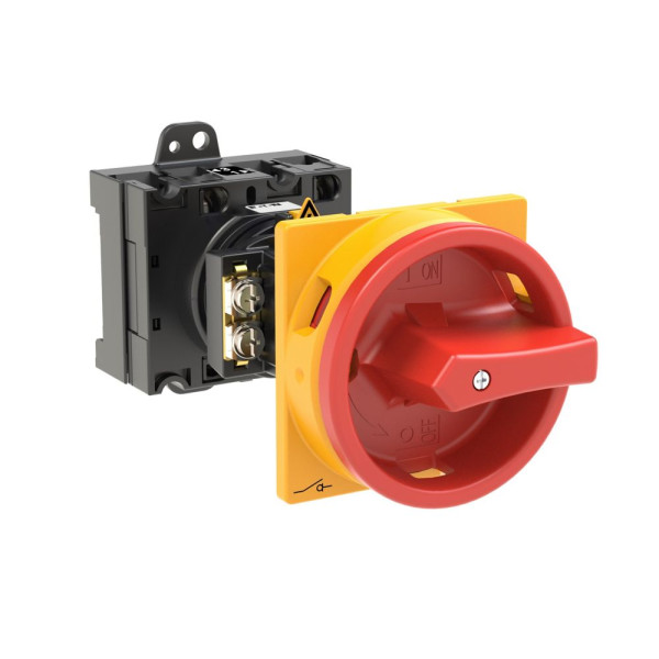 Inter. général, 2 p, 32a, 90°, verrouillable, encastréavec fixationarrière (T3-1-102/V/SVB) - Eaton - 019120