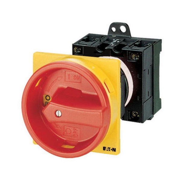 Inter. général, 2 p, 32a, 90°, verrouillable, encastréavec fixationarrière (T3-1-102/V/SVB) - Eaton - 019120