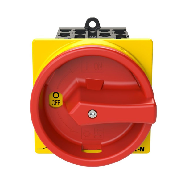 Inter. général, 6 pôle, 20a, 90°, verrouillable, encastréavec fixationarrière (T0-3-8342/V/SVB)