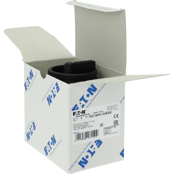 Inter. général, tripolaire + 1 contact f, 20a, 90°, verrouillable, en saillie (T0-2-15679/I1/SVB-SW) - Eaton - 207150