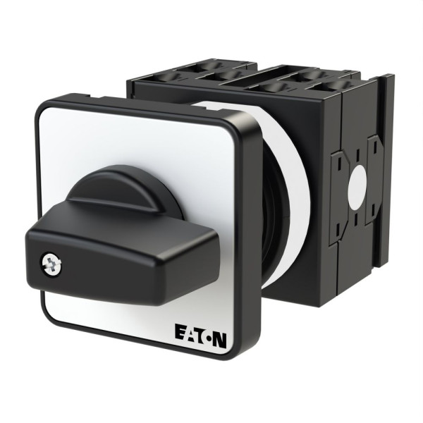 Commutateur, contacts: 6, 20a, 2 transfo., à accrochage, encastré (T0-3-8030/E)
