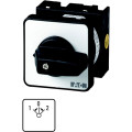 Inverseurs de marche, contacts: 5, 20a, plastron: 1>0<2, 45°, à rappel, encastré (T0-3-8228/E)