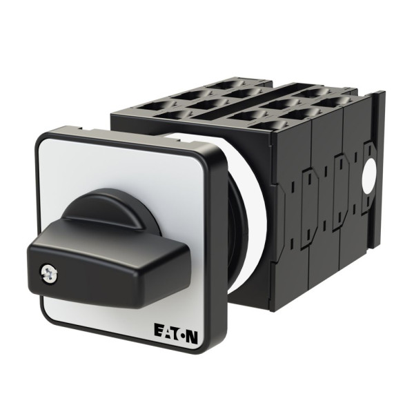 Commutateur à gradin, cont.: 12, 20a, 1-4, 45°, 4 crans 45°, à acc., encastré (T0-6-8271/E) - Eaton - 015124