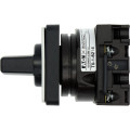 Inverseurs, contacts: 2, 20 a, plastron: 2>0<1, 45 °, à rappel, montage encastré (T0-1-8214/E)