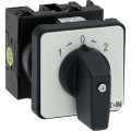 Inverseurs, contacts: 2, 20 a, plastron: 2>0<1, 45 °, à rappel, montage encastré (T0-1-8214/E)