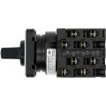 Inverseurs, contacts: 8, 20 a, plastron: 1-0-2, 60°, à accrochage, encastré (T0-4-8213/E)