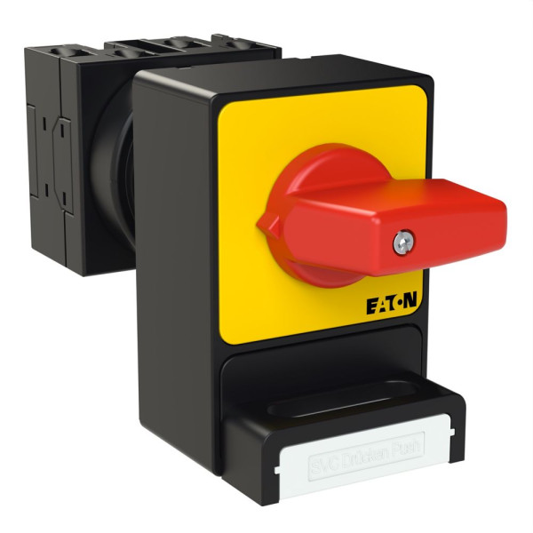 Inter. anti-panique, tripolaire, 20a, cadenassage svc, à accrochage, encastré (T0-2-1/E/SVC(S)-RT) - Eaton - 044973