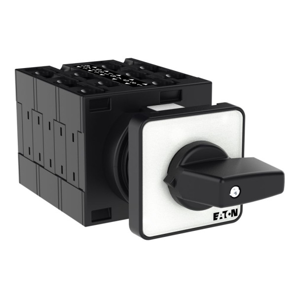 Commutateur, cont.: 9, 32a, 0-y-d, 60°, à acc., encastré (T3-5-25/E)