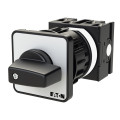Inverseur, cont.: 4, 20a, 2-0-1, 45°, à accrochage,encastré, fixation centrale (T0-2-15422/EZ)