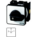 Inverseur, cont.: 4, 20a, 2-0-1, 45°, à accrochage,encastré, fixation centrale (T0-2-15422/EZ)