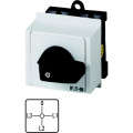 Commut., cont.: 6, 20a, 3 transfo, l3-0-l1-l2, 90°, à acc., encastré, ivs (T0-3-8048/IVS)