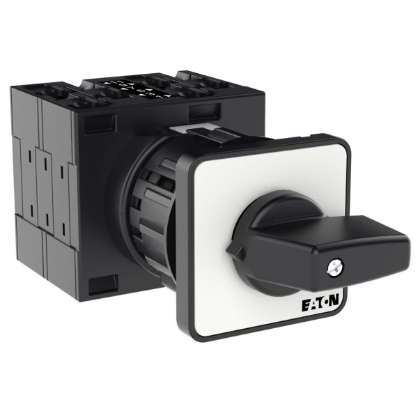 Inverseur, cont.: 6, 32a, 0-1-2, 60°, à accrochage,encastré, fixation centrale (T3-3-8451/EZ) - Eaton - 000956