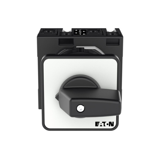 Inverseur, contacts: 4, 32a, 1-2, 90°, à accrochage,encastré, fixation centrale (T3-2-8221/EZ)