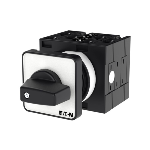 Inverseur, contacts: 6, 32a, plastron: 1-2, 45°, à accrochage, encastré, sond 30 (T3-3-21/E) - Eaton - 018958