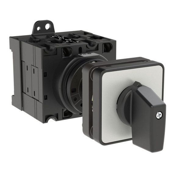 Inverseur, cont.: 5, 32a, 1-0-2, 45°, à accrochage, encastré, fixation arrière (T3-3-8401/Z)