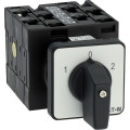 Commut., cont.: 8, 32a, dahlander, 2 vitesses, 1-0-2, 60°, à acc., encastré (T3-4-8441/E)