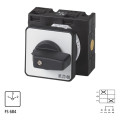 Inverseurs, contacts: 2, 32 a, plastron: 1-0-2, 60°, à accrochage, encastré (T3-1-8210/E)