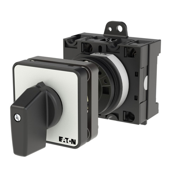 Inverseur, cont.: 2, 32a, 1-0-2, 60°, à accrochage, encastré, fixation arrière (T3-1-8210/Z) - Eaton - 057091