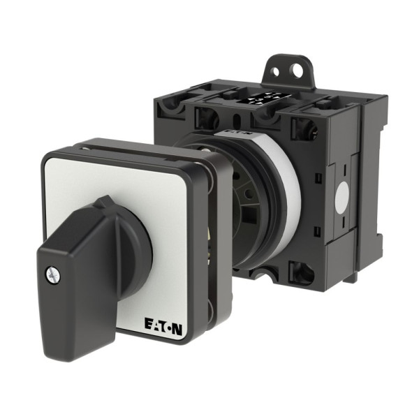 Inverseur, cont.: 4, 32a, 1-0-2, 45°, à accrochage, encastré, fixation arrière (T3-2-8400/Z) - Eaton - 095060