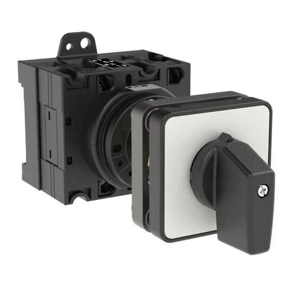 Inverseur, cont.: 4, 32a, 1-0-2, 45°, à accrochage, encastré, fixation arrière (T3-2-8400/Z) - Eaton - 095060