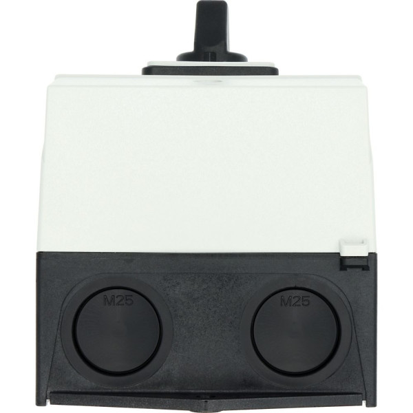 Inverseur, contacts: 4, 32a, plastron: 1-0-2, 45°, à accrochage, en saillie (T3-2-8400/I2) - Eaton - 207181