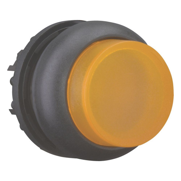 Bouton-poussoir lumineux, saillant, ambré (M22S-DLH-A) - Eaton - 167434