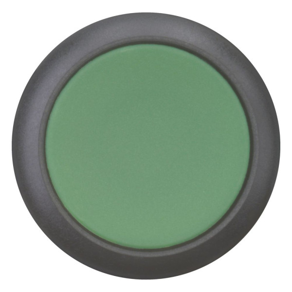Bouton-poussoir, plat, vert, à rappel (M22S-D-G) - Eaton - 216597